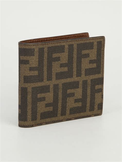 fendi wallet men's|fendi men's wallet print.